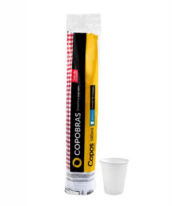 Copo Descartável - Branco 180ml (50 Unid.)